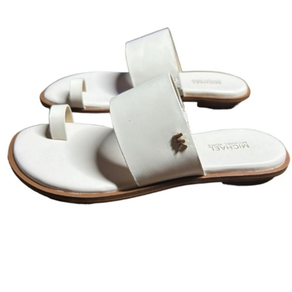 Michael Kors August Slide Flat Toe Ring Sandals - Picture 7 of 10